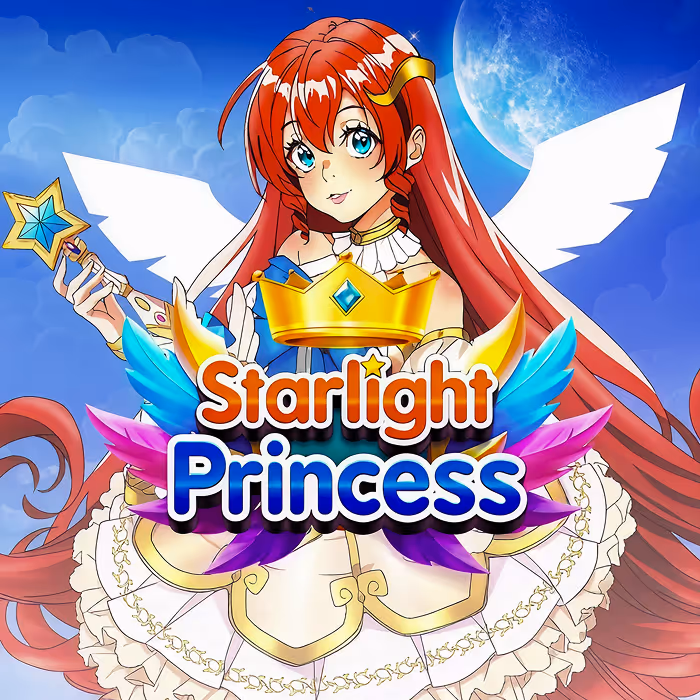 Büyülü tema ve düşme mekaniği içeren Starlight Princess slot oyunu